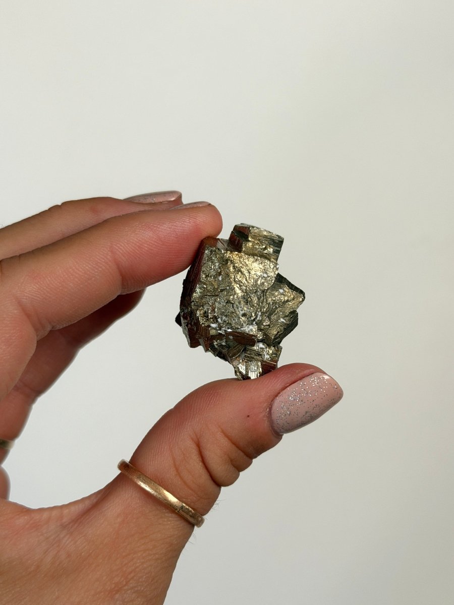 Pyrite Cluster, Bulgaria PyriteBulgaria- Haus of Moss and Moon