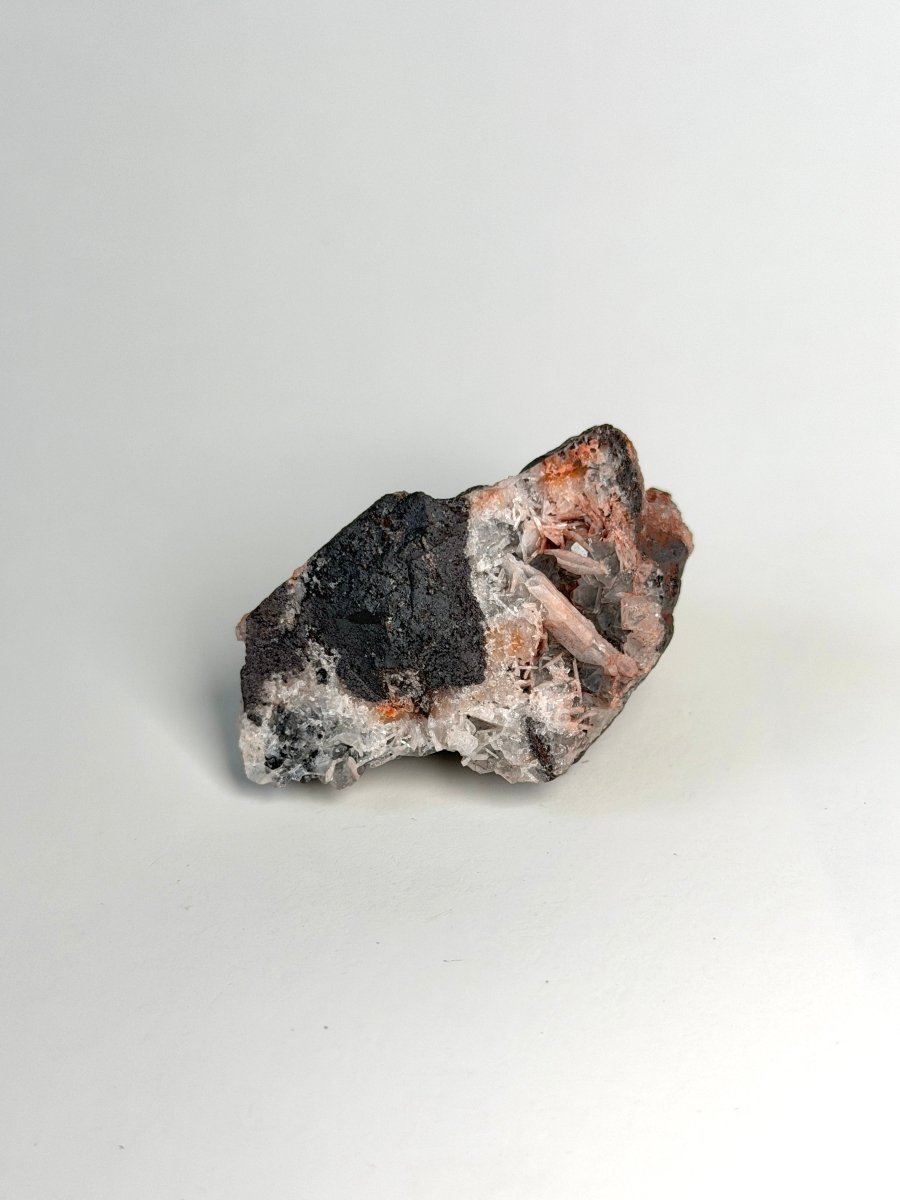 Quartz, Baryte and Hematite, Cumbria Specular Hematite Quartz Cumbria - Haus of Moss + Moon