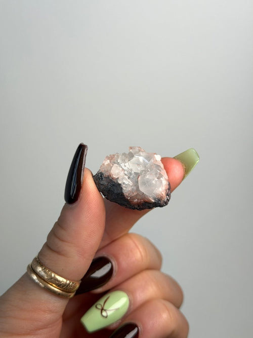 Quartz on Hematite, Cumbria Specular Hematite Quartz Cumbria - Haus of Moss + Moon