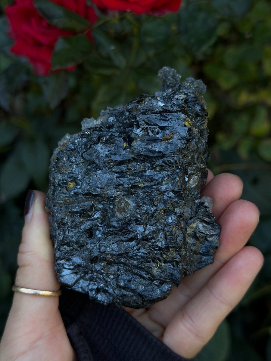 Quartz on Sphalerite, Kosovo Clear QuartzKosovo- Haus of Moss and Moon