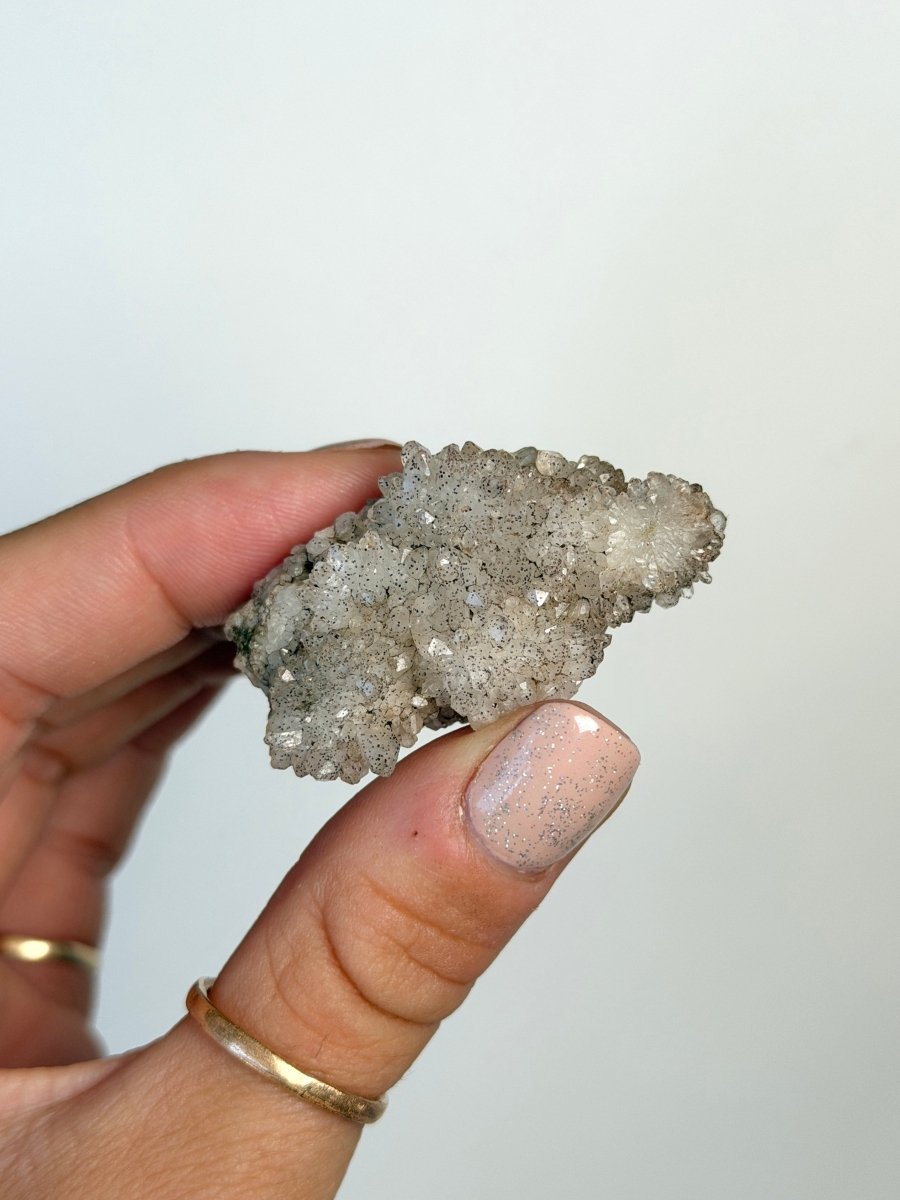 Quartz with Goethite, Derbyshire Clear QuartzUnited Kingdom- Haus of Moss and Moon
