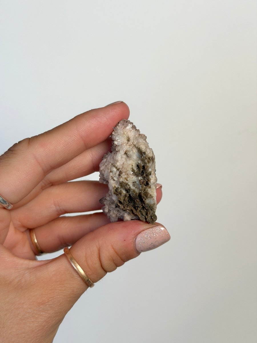 Quartz with Goethite, Derbyshire Clear QuartzUnited Kingdom- Haus of Moss and Moon