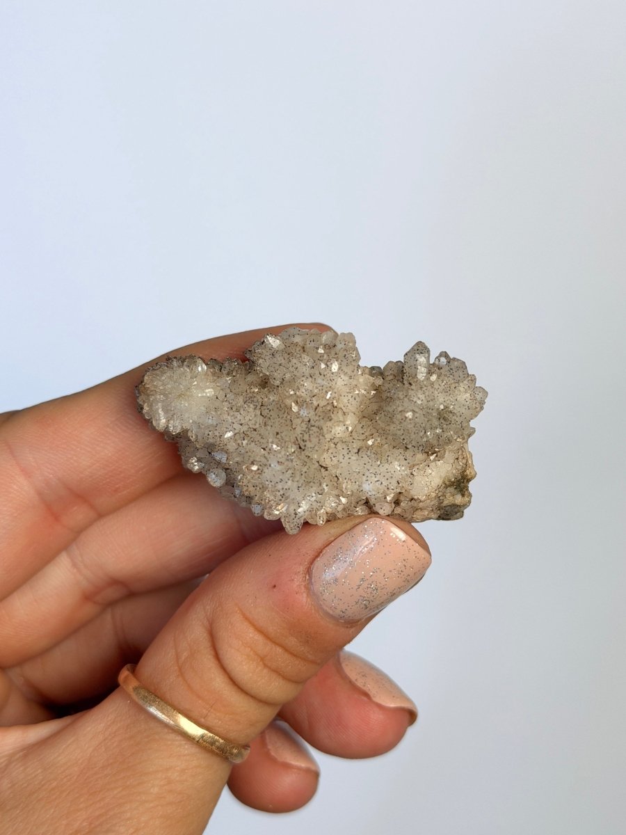 Quartz with Goethite, Derbyshire Clear QuartzUnited Kingdom- Haus of Moss and Moon