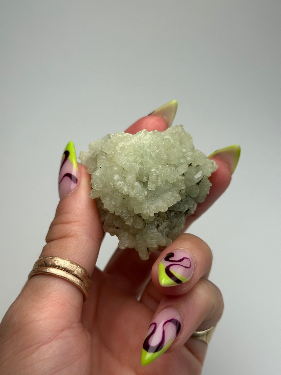 Raw Prehnite, Morocco, A PrehniteMorocco - Haus of Moss + Moon
