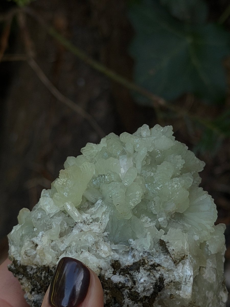 Raw Prehnite, Morocco, B PrehniteMorocco- Haus of Moss and Moon