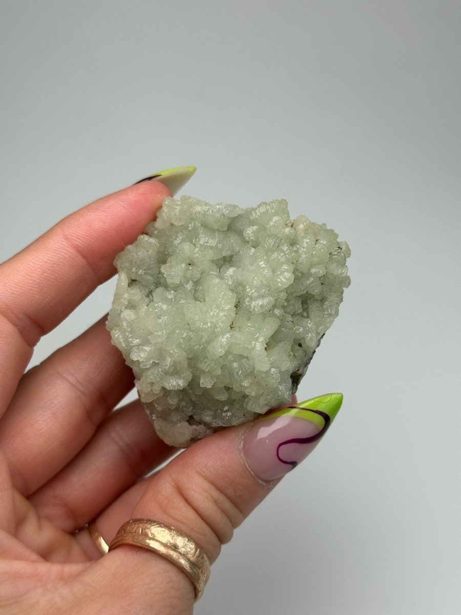 Raw Prehnite, Morocco, B PrehniteMorocco - Haus of Moss + Moon