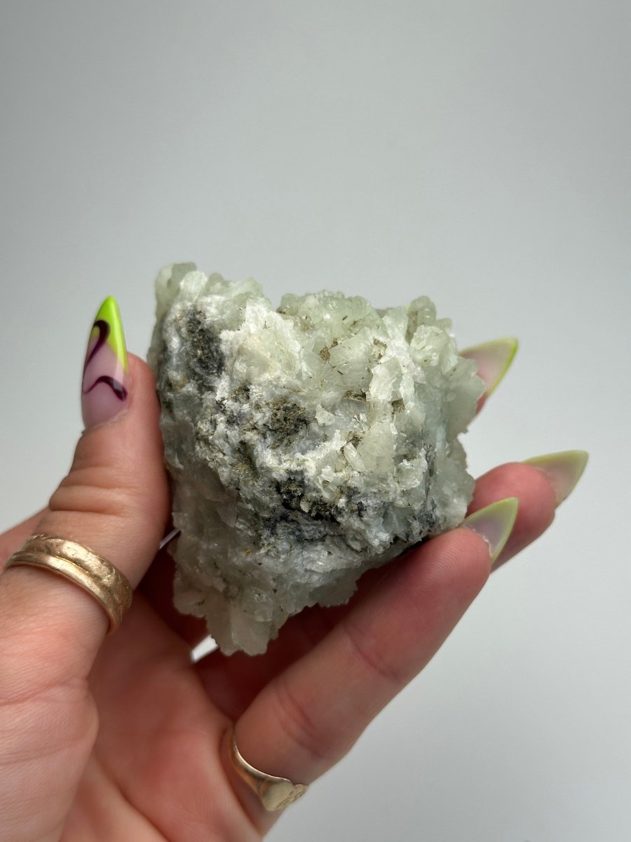 Raw Prehnite, Morocco, F PrehniteMorocco - Haus of Moss + Moon