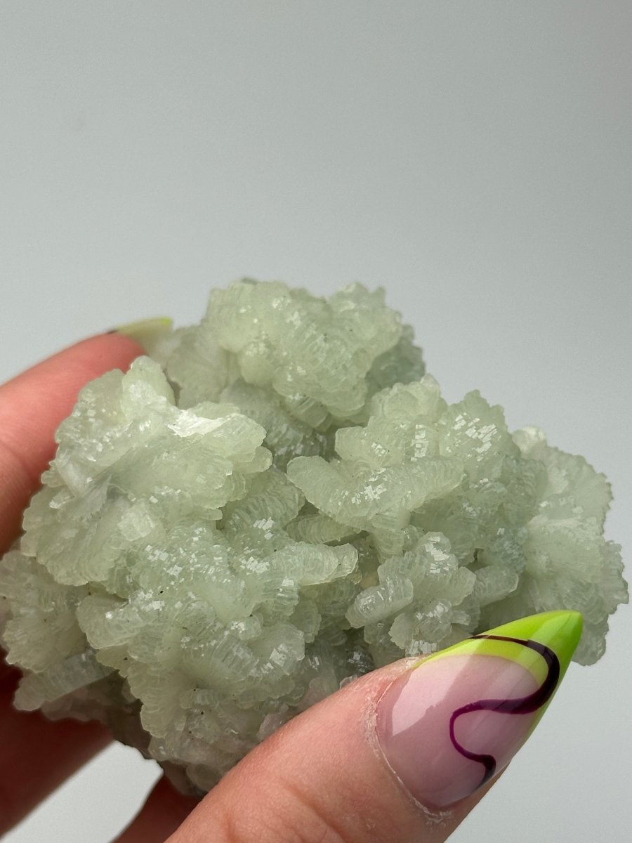 Raw Prehnite, Morocco, F PrehniteMorocco - Haus of Moss + Moon