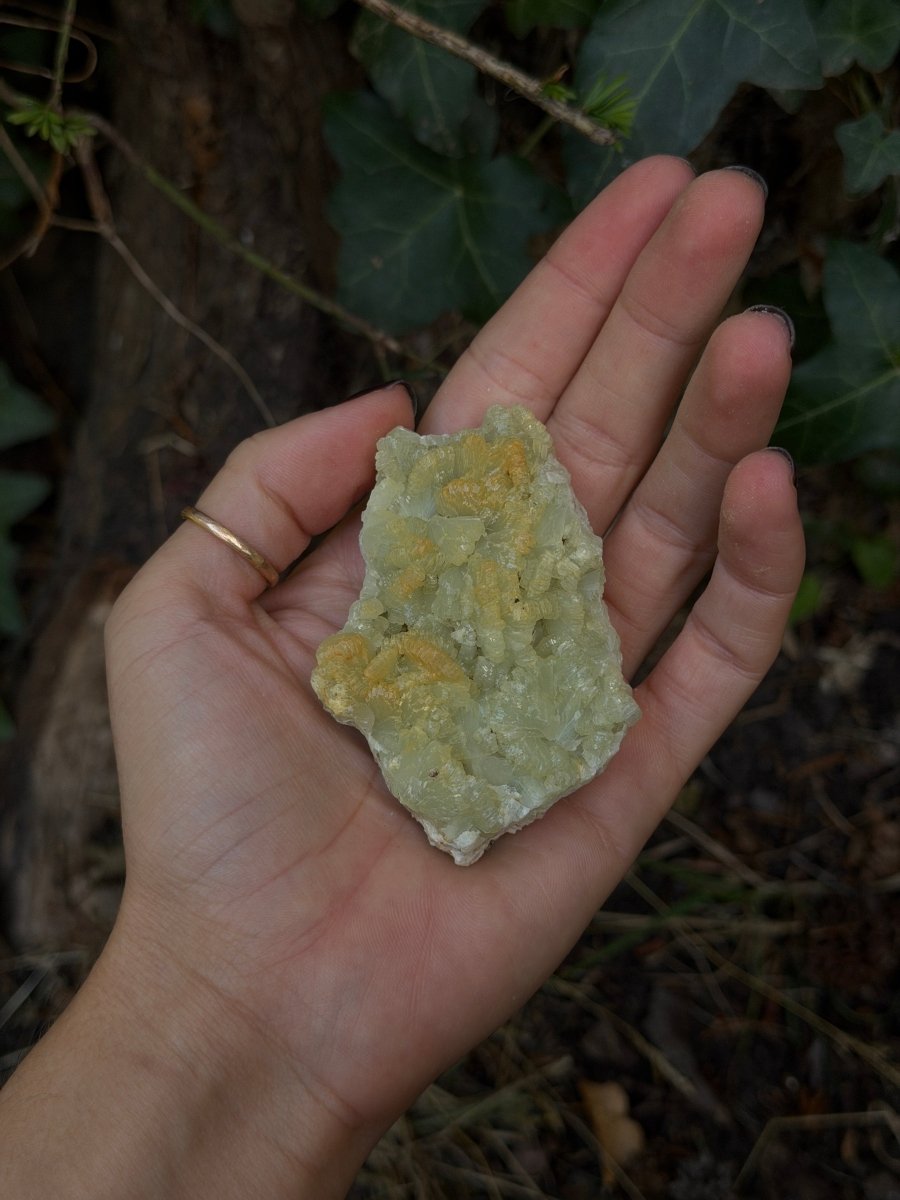 Raw Prehnite, Morocco, G PrehniteMorocco- Haus of Moss and Moon