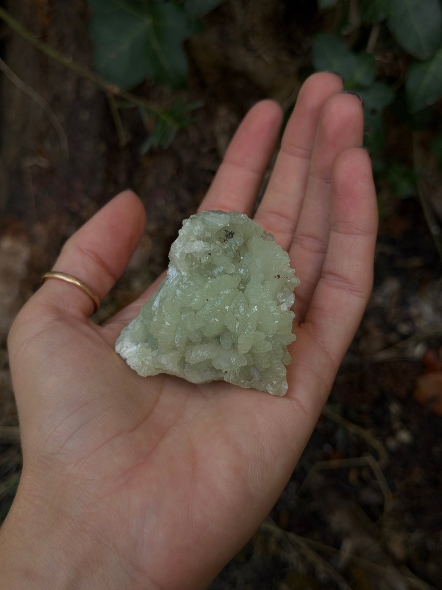 Raw Prehnite, Morocco, H PrehniteMorocco- Haus of Moss and Moon