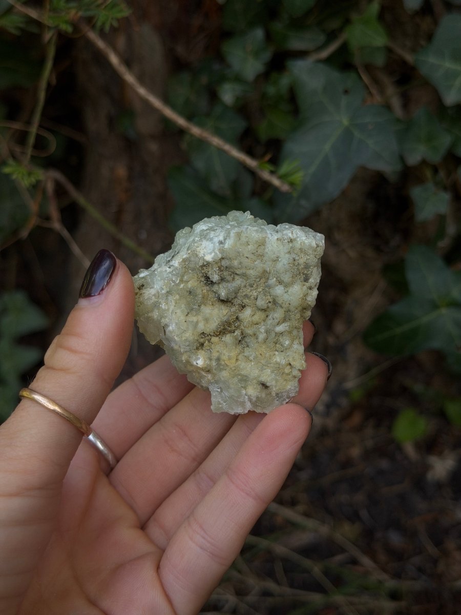 Raw Prehnite, Morocco, H PrehniteMorocco- Haus of Moss and Moon