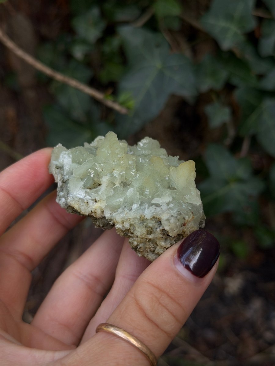 Raw Prehnite, Morocco, J PrehniteMorocco- Haus of Moss and Moon