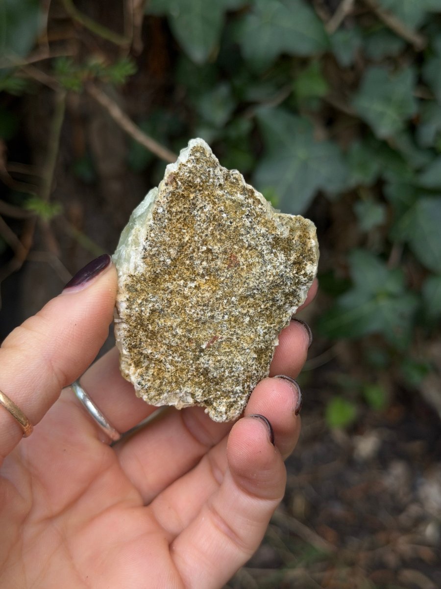 Raw Prehnite, Morocco, O PrehniteMorocco- Haus of Moss and Moon