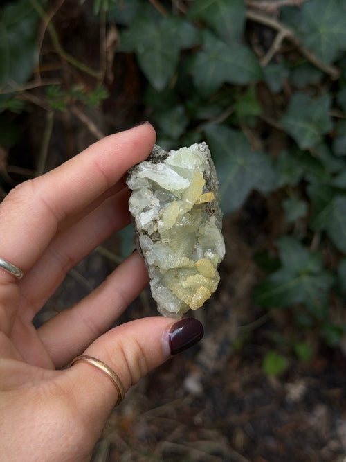 Raw Prehnite, Morocco, P PrehniteMorocco- Haus of Moss and Moon