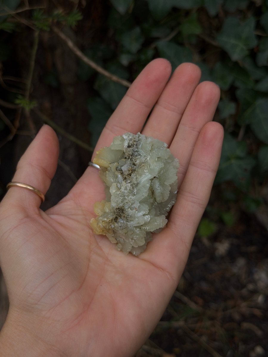 Raw Prehnite, Morocco, P PrehniteMorocco- Haus of Moss and Moon