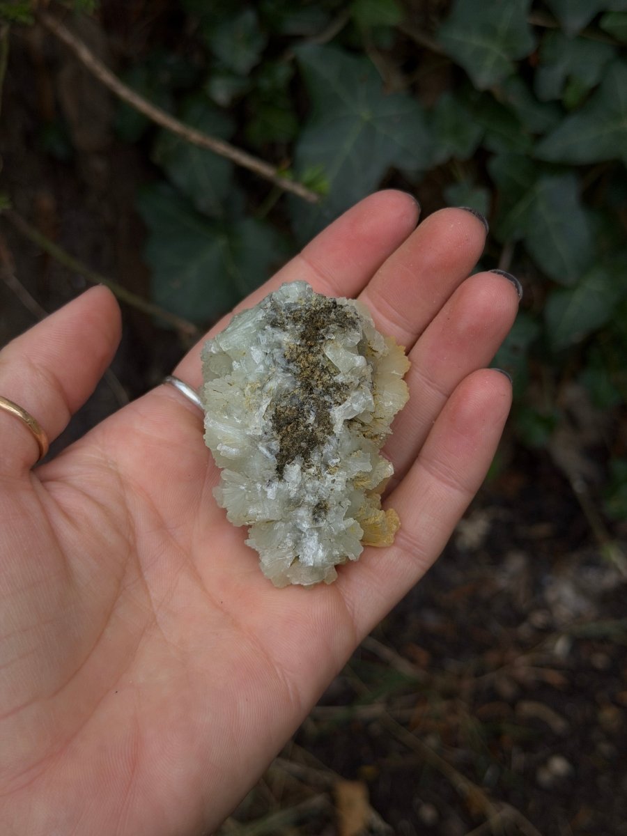 Raw Prehnite, Morocco, P PrehniteMorocco- Haus of Moss and Moon