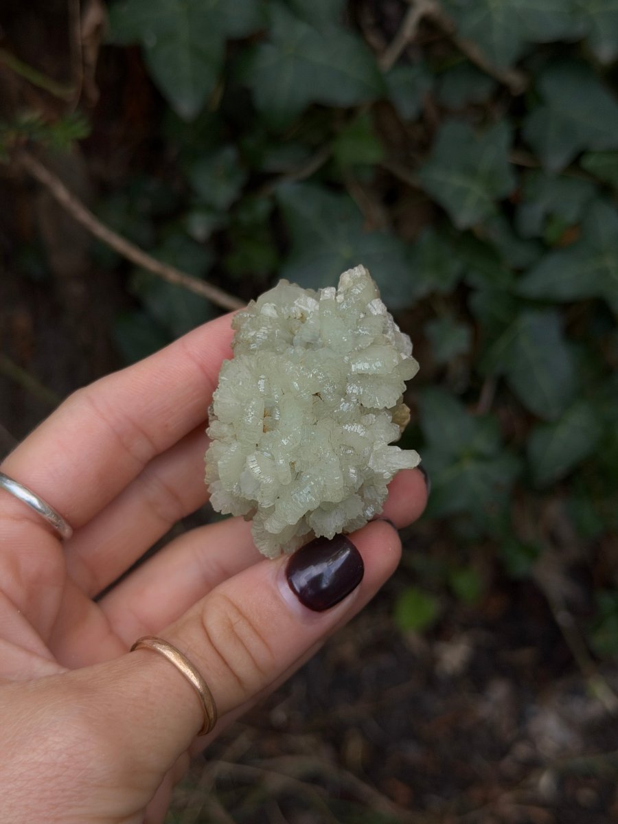 Raw Prehnite, Morocco, Q PrehniteMorocco- Haus of Moss and Moon