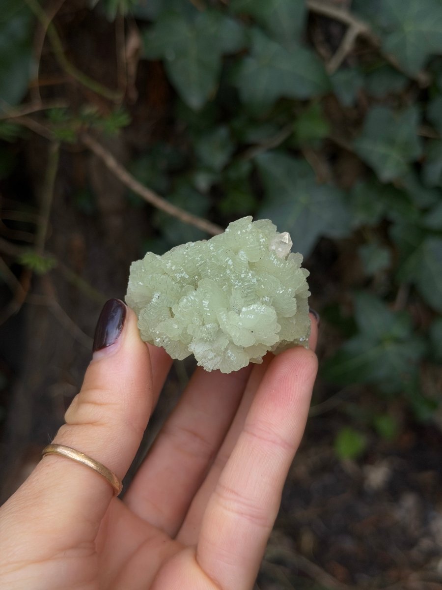 Raw Prehnite, Morocco, R PrehniteMorocco- Haus of Moss and Moon