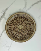 Rustic Stoneware Plate Plates Haus of Moss + Moon - Haus of Moss + Moon