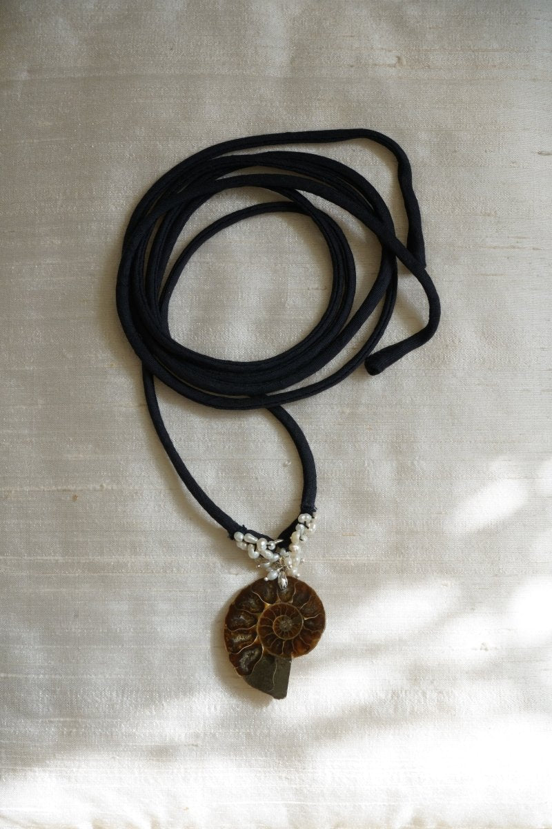 SEDNA Ammonite Choker | palmworks x hom+m JewelleryHaus of Moss + Moon- Haus of Moss and Moon