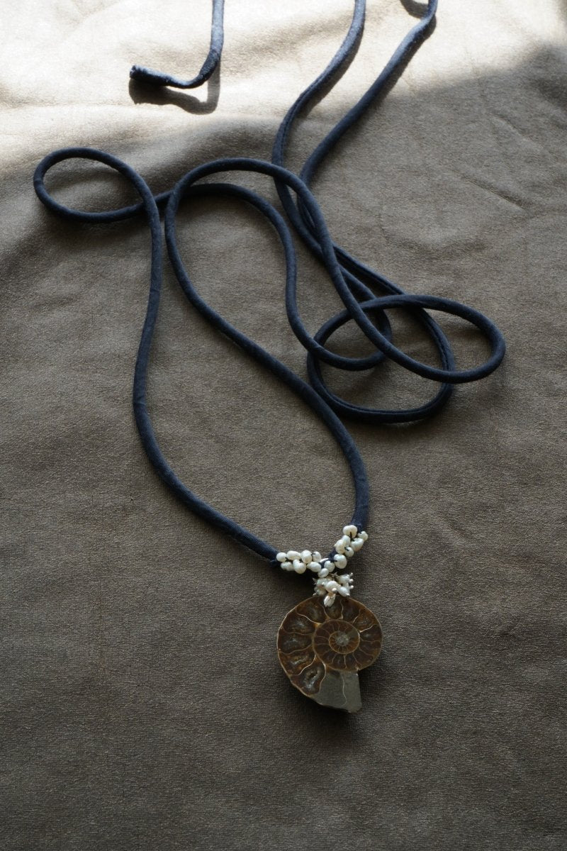 SEDNA Ammonite Choker | palmworks x hom+m JewelleryHaus of Moss + Moon- Haus of Moss and Moon