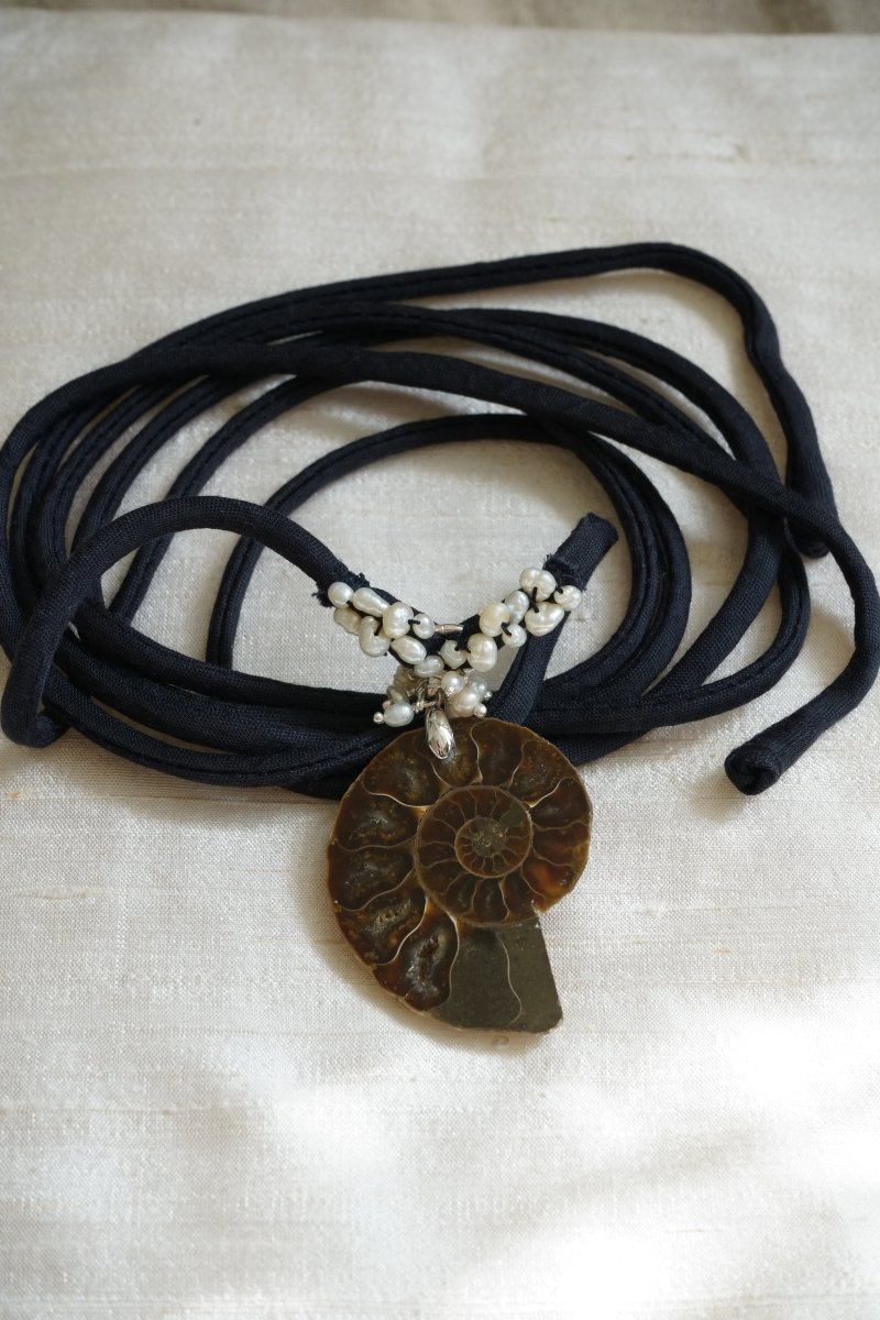 SEDNA Ammonite Choker | palmworks x hom+m JewelleryHaus of Moss + Moon- Haus of Moss and Moon