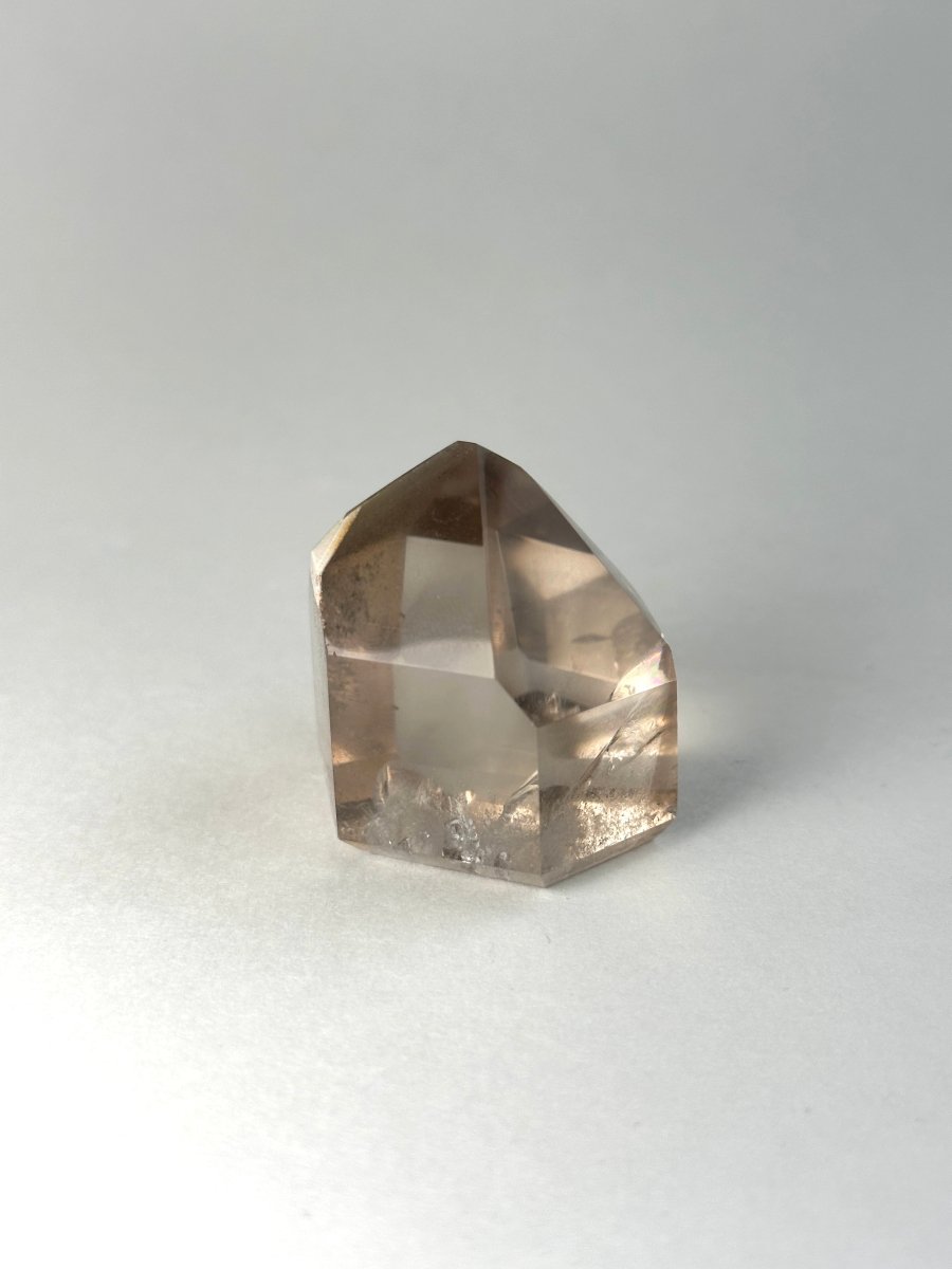 Smoky 'Custard' Quartz Point, Brazil, A Smoky QuartzBrazil - Haus of Moss + Moon