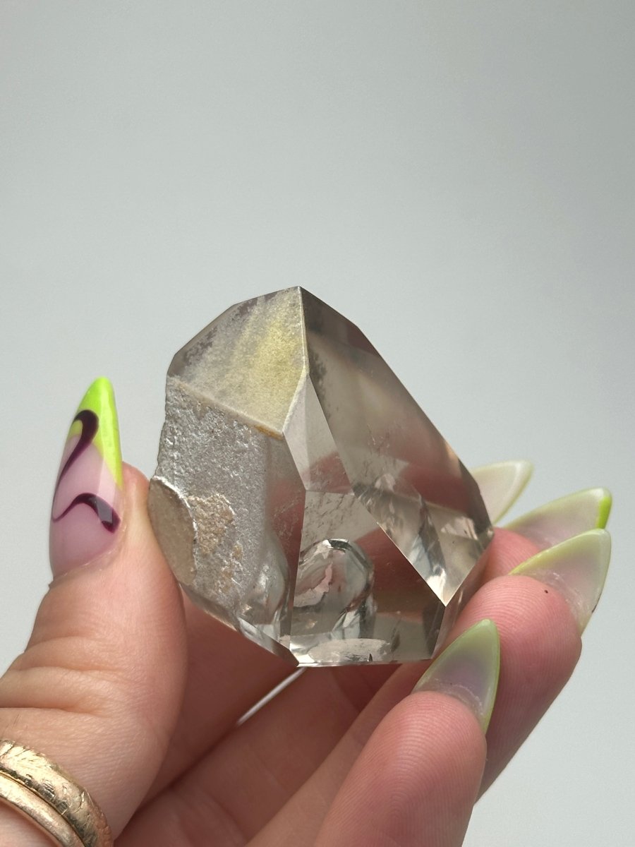 Smoky 'Custard' Quartz Point, Brazil, B Smoky QuartzBrazil - Haus of Moss + Moon