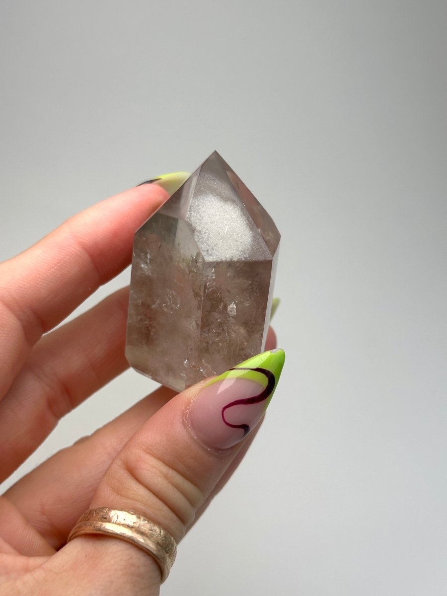 Smoky 'Custard' Quartz Point, Brazil, C Smoky QuartzBrazil - Haus of Moss + Moon