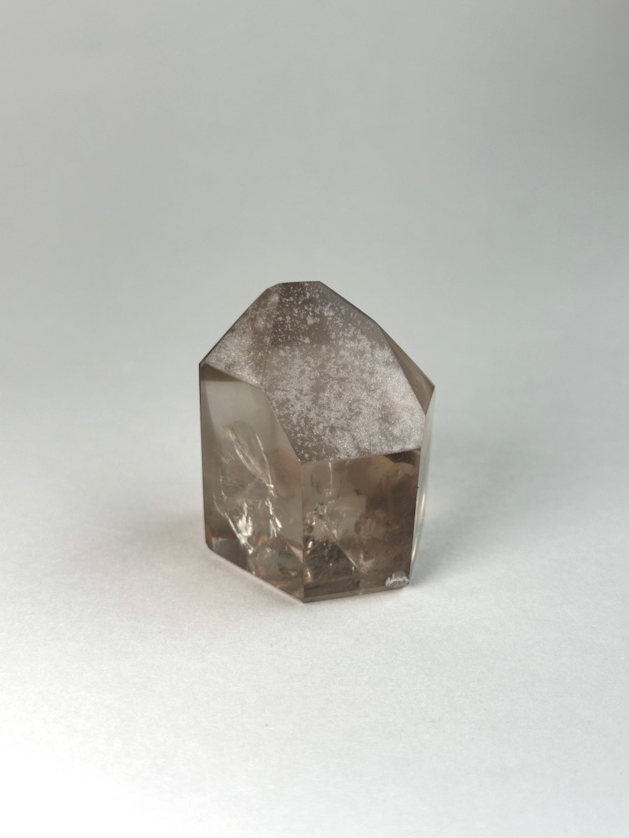 Smoky 'Custard' Quartz Point, Brazil, D Smoky QuartzBrazil - Haus of Moss + Moon