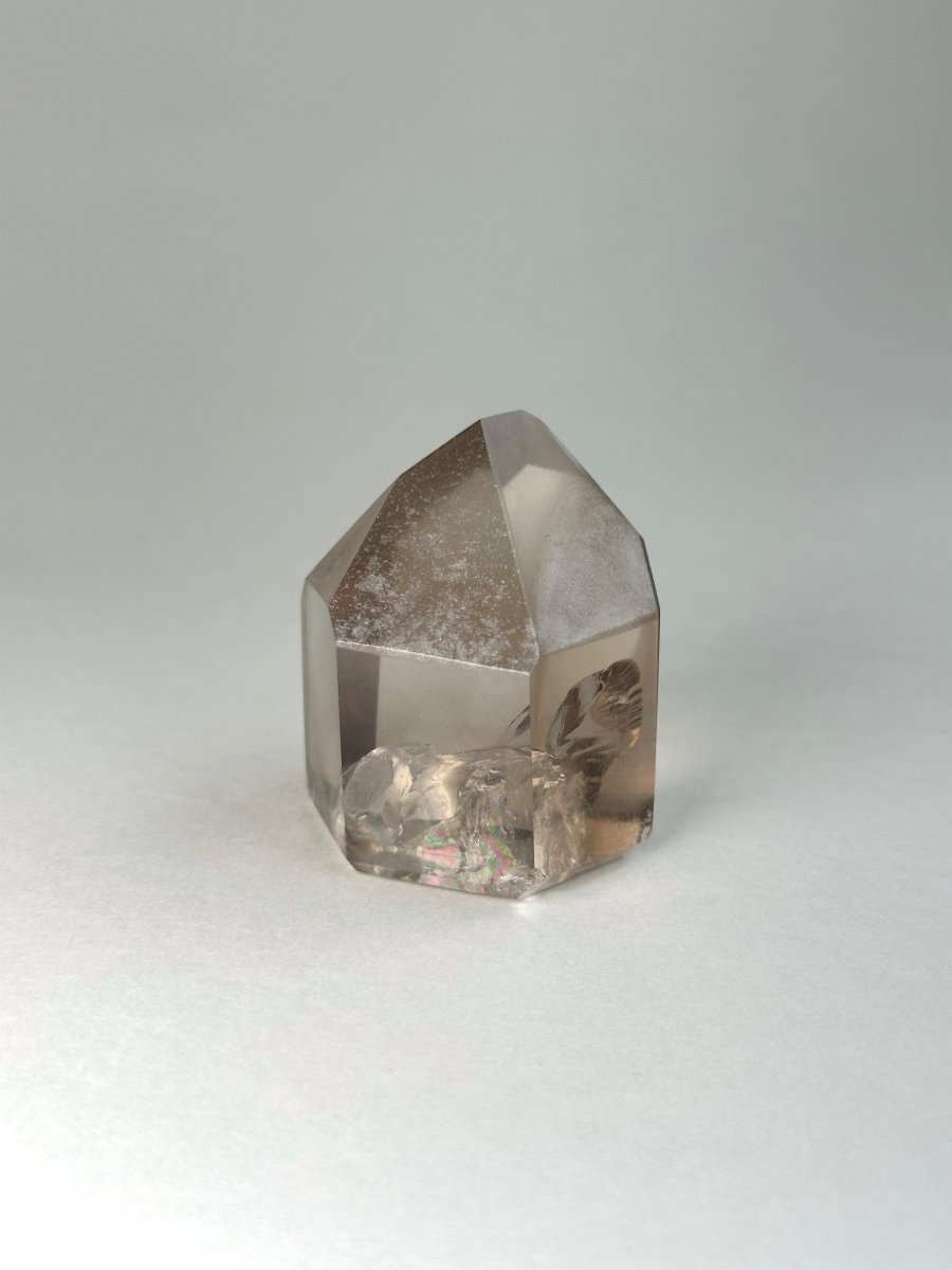 Smoky 'Custard' Quartz Point, Brazil, D Smoky QuartzBrazil - Haus of Moss + Moon
