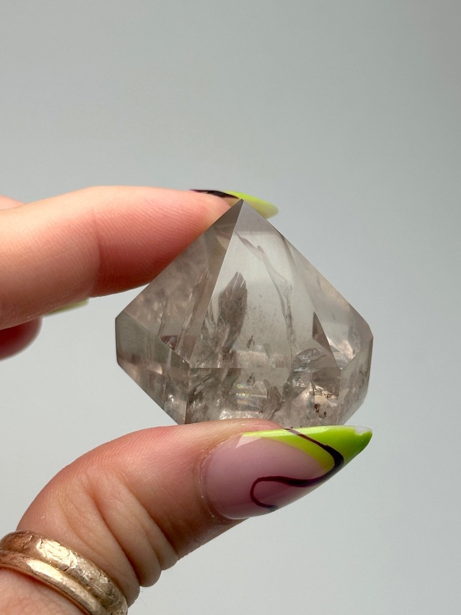 Smoky 'Custard' Quartz Point, Brazil, E Smoky QuartzBrazil - Haus of Moss + Moon