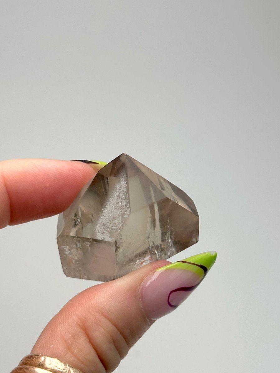 Smoky 'Custard' Quartz Point, Brazil, E Smoky QuartzBrazil - Haus of Moss + Moon