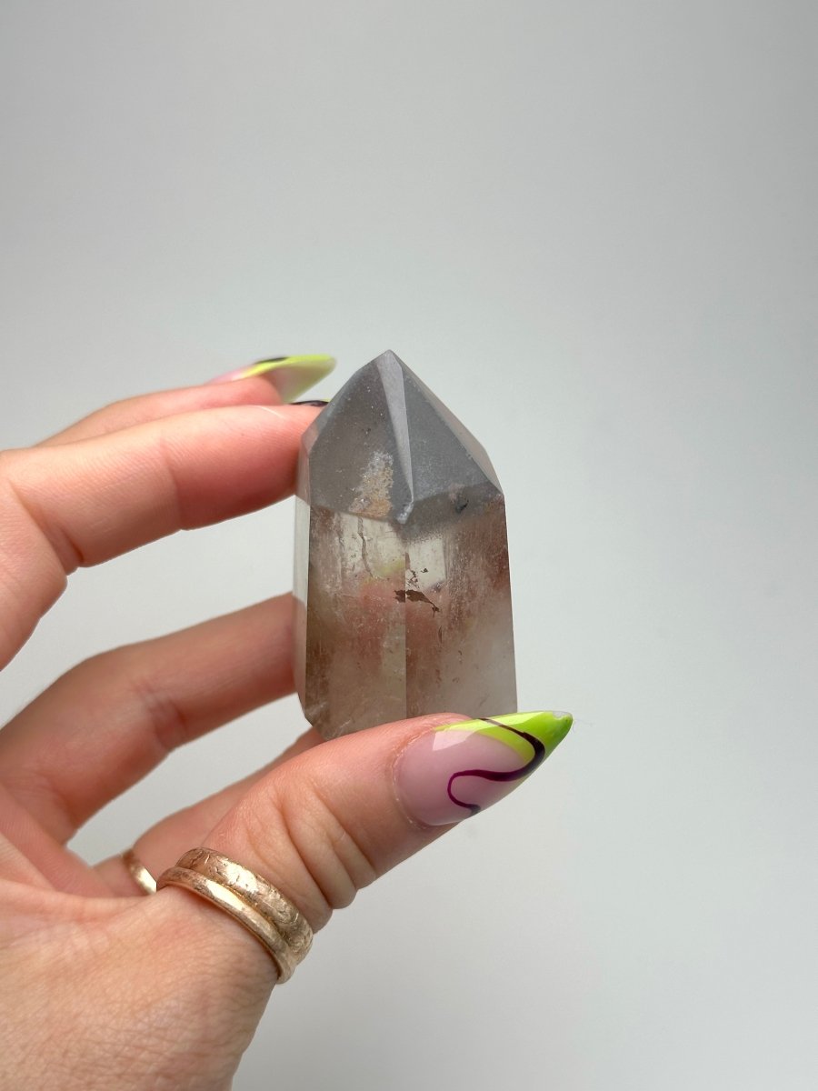 Smoky Quartz Point, Brazil, A Smoky QuartzBrazil - Haus of Moss + Moon