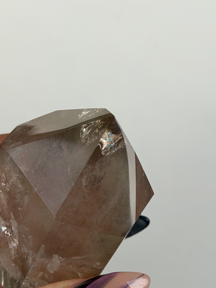 Smoky Quartz Point, Brazil, A Smoky QuartzBrazil - Haus of Moss + Moon