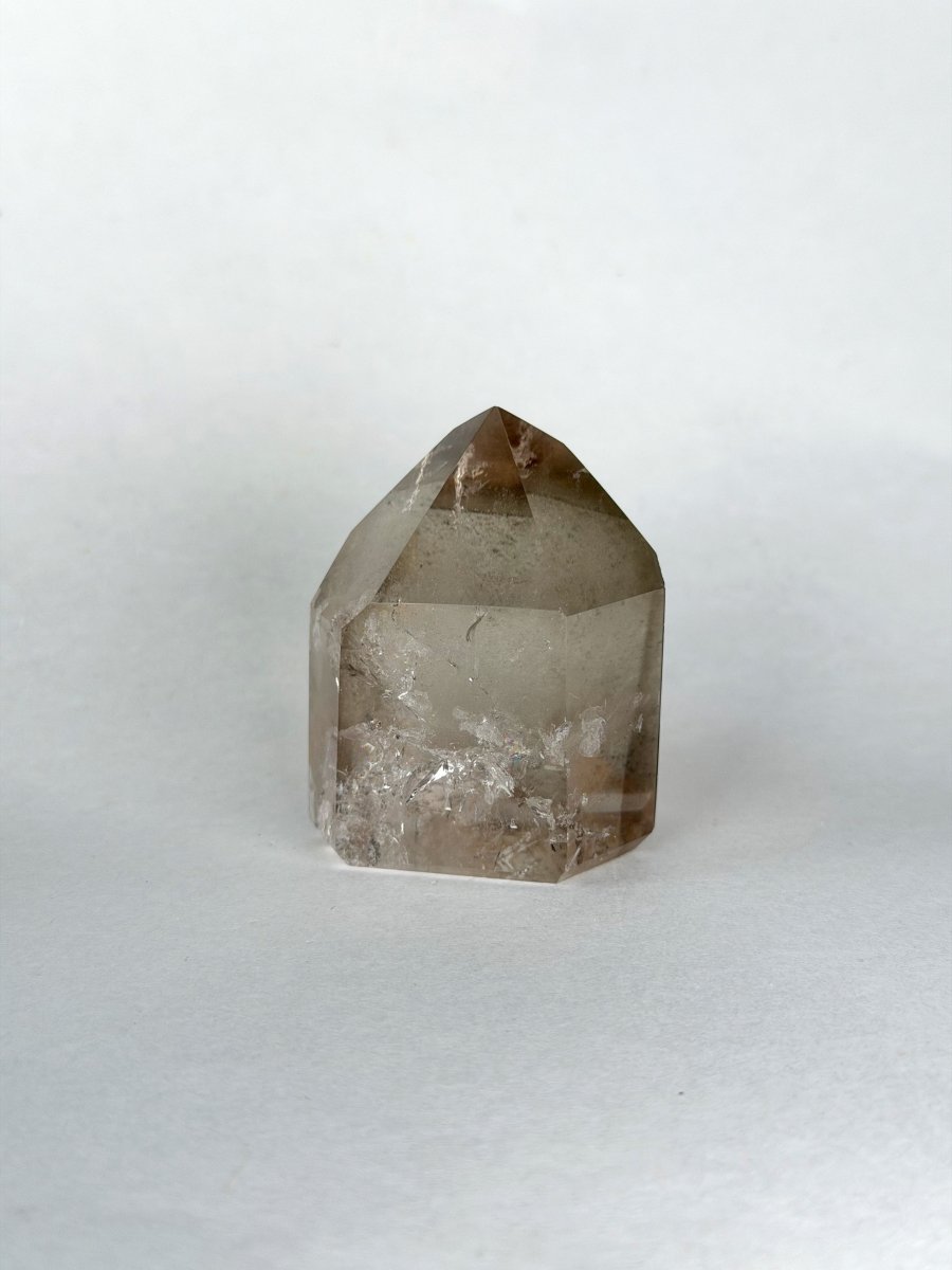 Smoky Quartz Point, Brazil, A Smoky QuartzBrazil - Haus of Moss + Moon