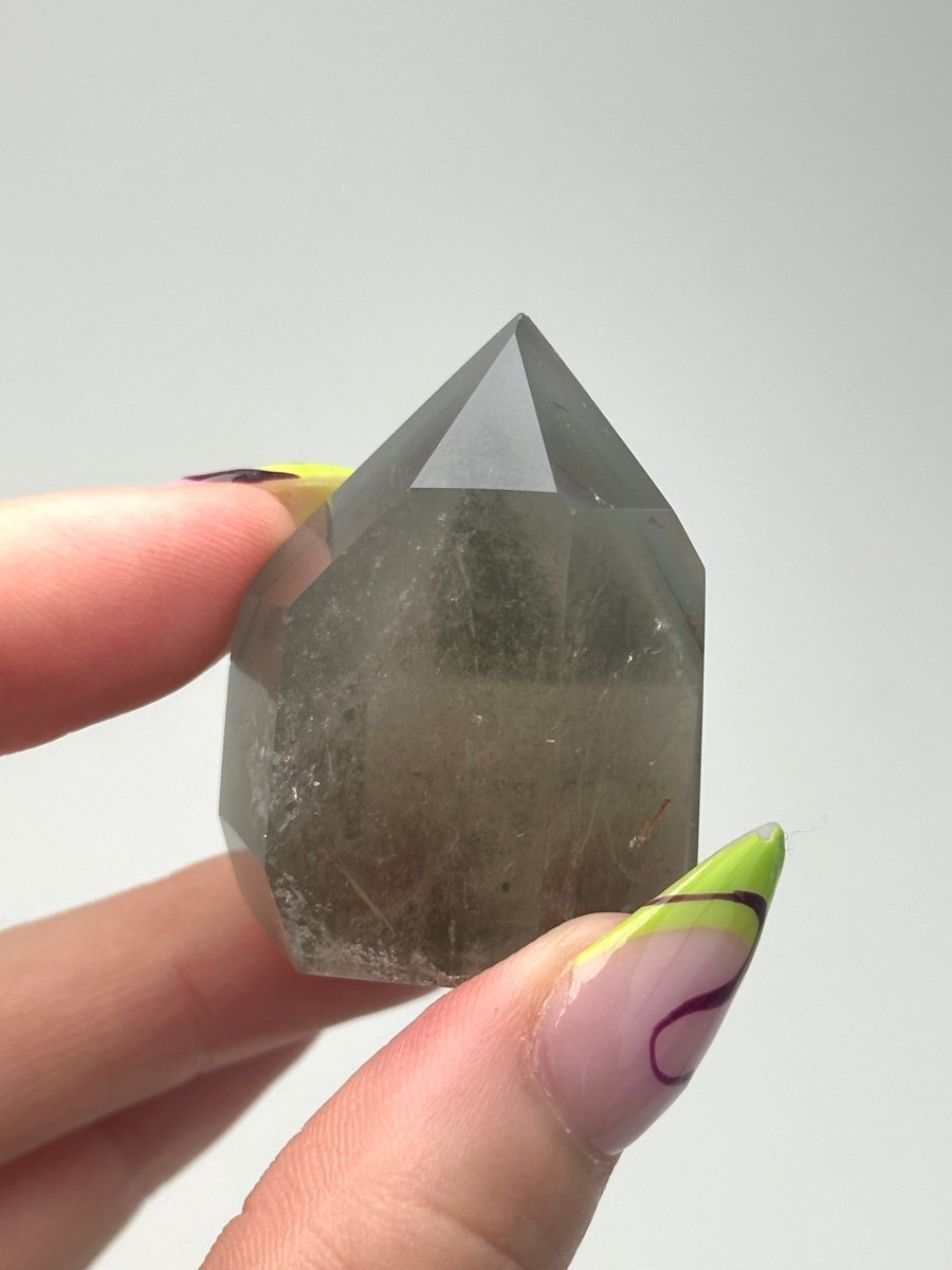 Smoky Quartz Point, Brazil, B Smoky QuartzBrazil - Haus of Moss + Moon