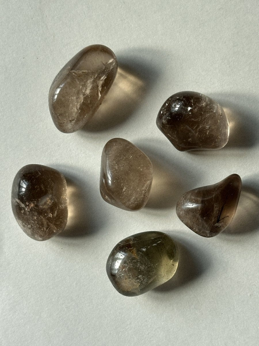 Smoky Quartz Tumble Stone Tumble StonesBrazil - Haus of Moss + Moon