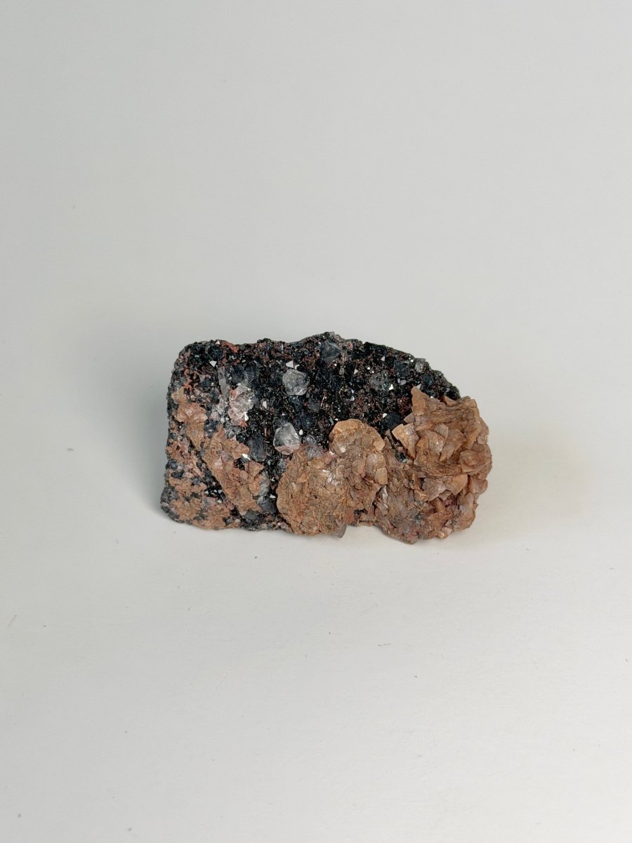 Specularite, Quartz and Dolamite on Hematite, Cumbria Specular Hematite QuartzCumbria - Haus of Moss + Moon