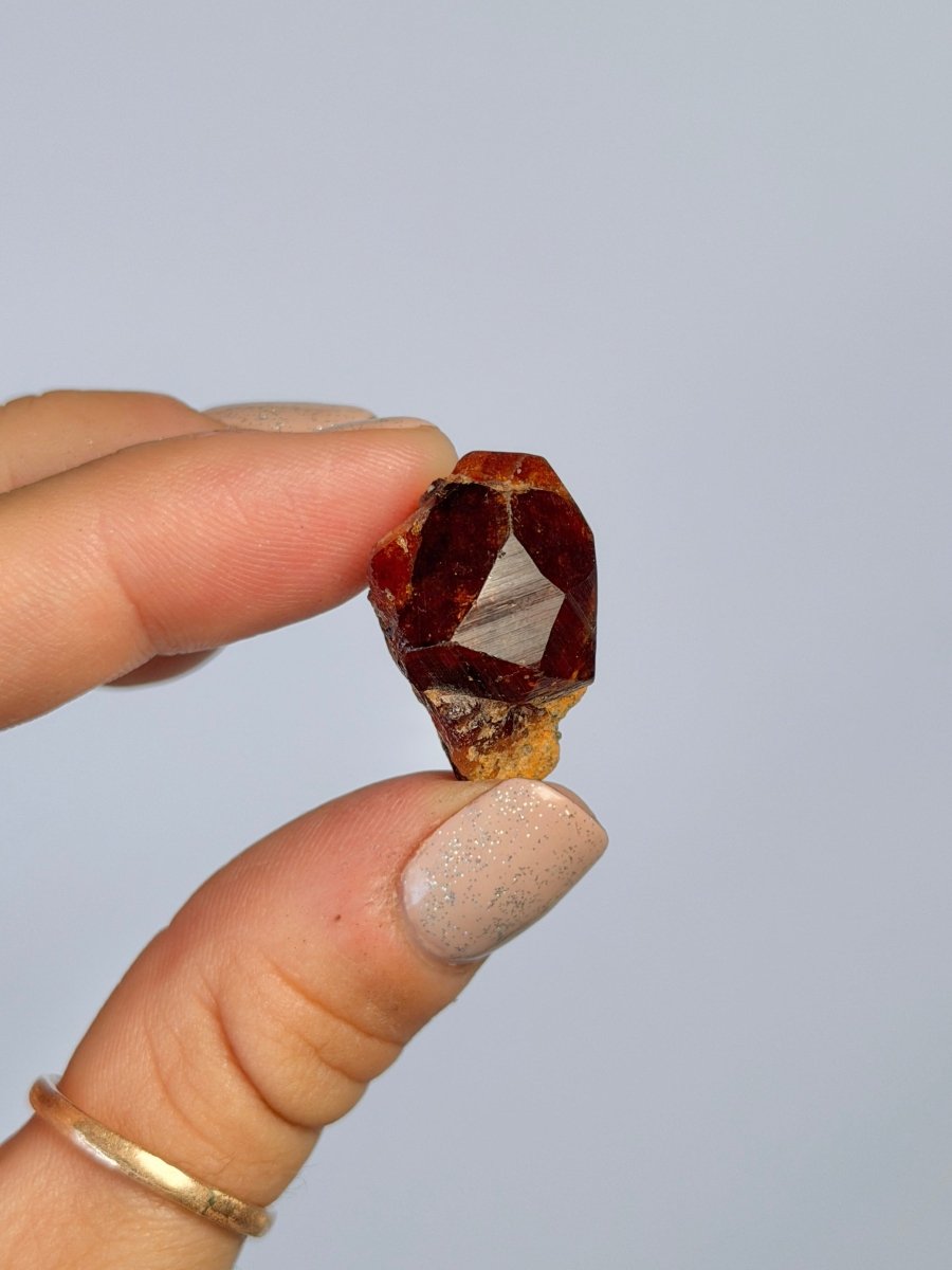 Spessartine Garnet, China Garnet China- Haus of Moss and Moon