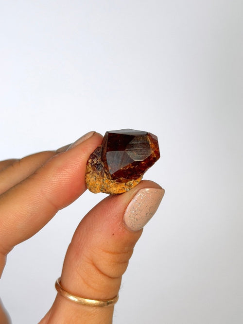 Spessartine Garnet, China Garnet China- Haus of Moss and Moon