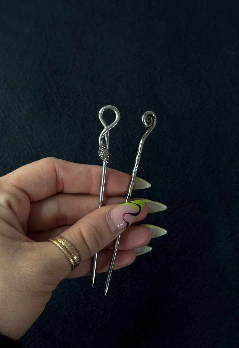 Spiral Leaf Hair Pin Set TrinketsHaus of Moss + Moon - Haus of Moss + Moon
