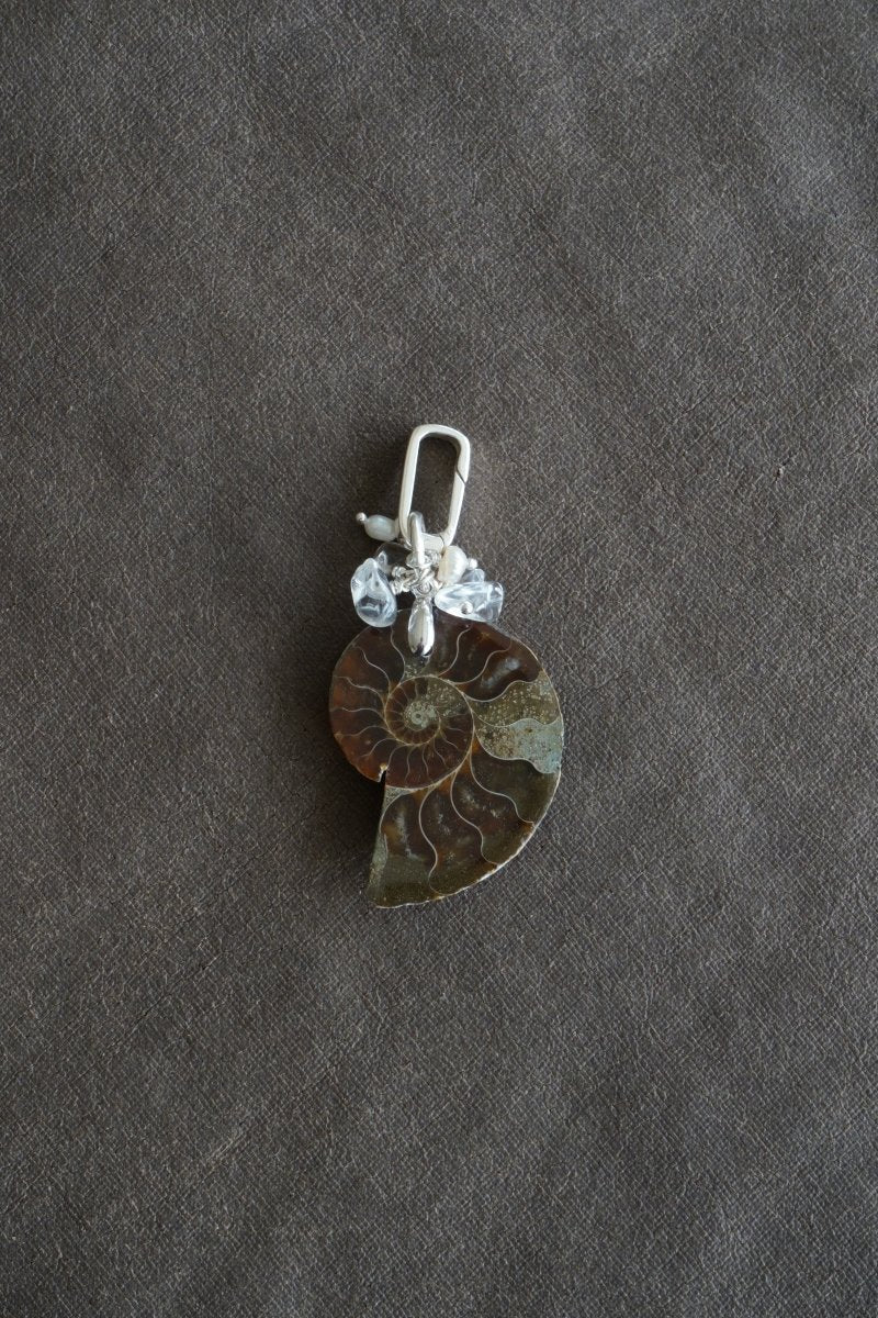 THALASSA Ammonite Trinket Charm | palmworks x hom+m JewelleryHaus of Moss + Moon- Haus of Moss and Moon