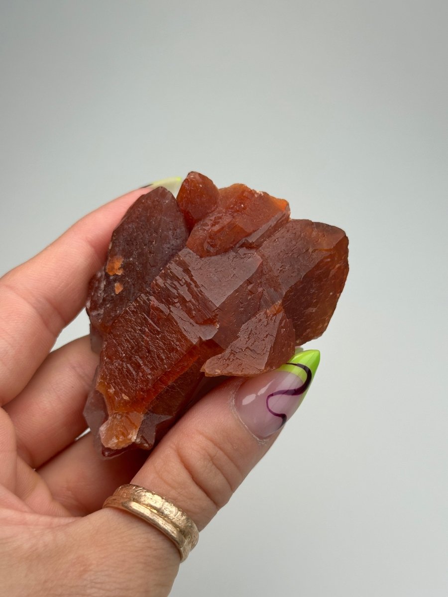 Tinejdad Ferruginous Quartz, Morocco, J Hematite Quartz Morocco - Haus of Moss + Moon