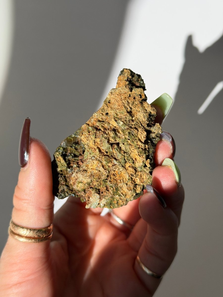 Turkish Forest Epidote and Quartz, A Epidote Quartz Turkey - Haus of Moss + Moon