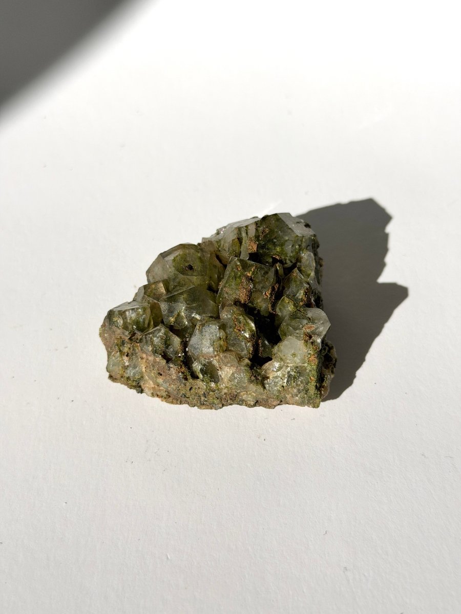 Turkish Forest Epidote and Quartz, C Epidote QuartzTurkey - Haus of Moss + Moon