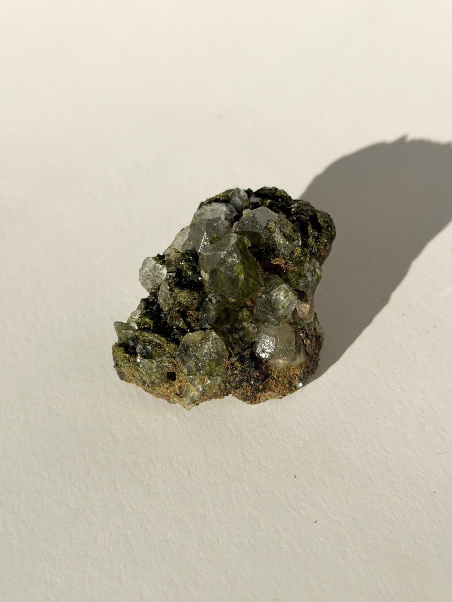 Turkish Forest Epidote and Quartz, D4 Epidote QuartzTurkey - Haus of Moss + Moon