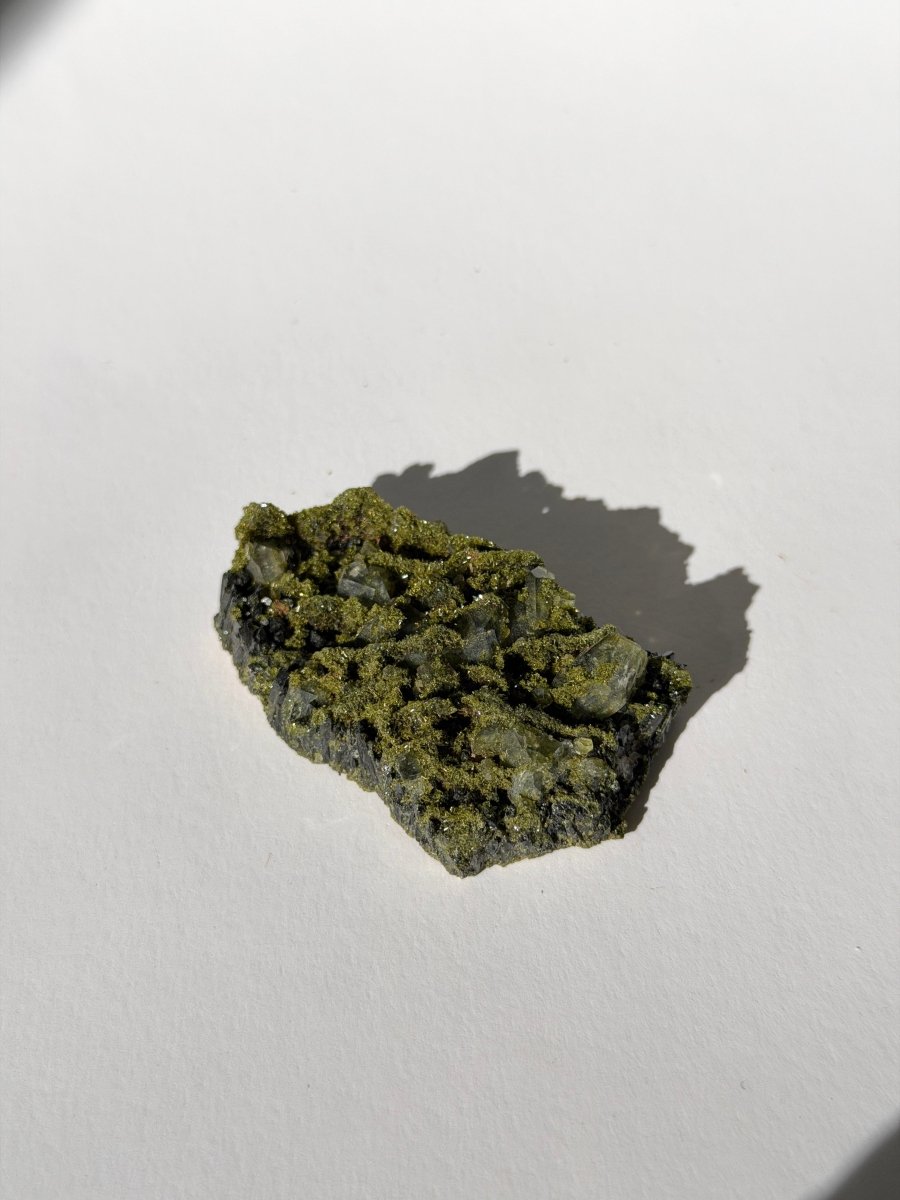 Turkish Forest Epidote and Quartz, E Epidote QuartzTurkey - Haus of Moss + Moon