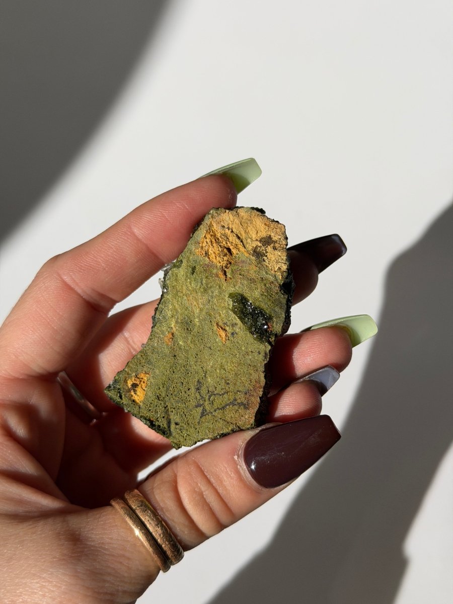 Turkish Forest Epidote and Quartz, E Epidote QuartzTurkey - Haus of Moss + Moon