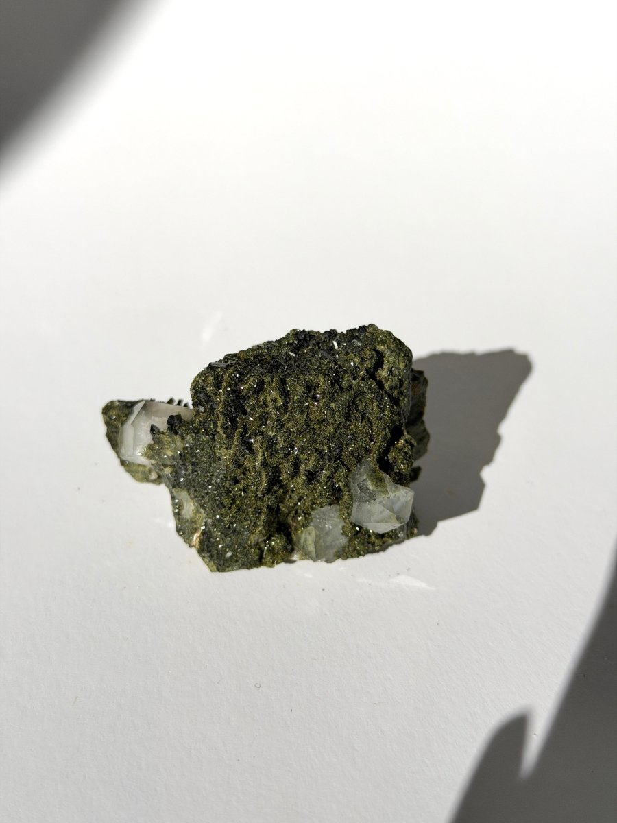 Turkish Forest Epidote and Quartz, G Epidote QuartzTurkey - Haus of Moss + Moon